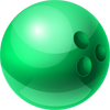 Зеленый шар для Боулинга